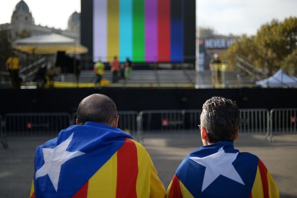 V is for Vote: A Rally in Barcelona to Support Catalonia's Independence V is for Vote: A Rally in Barcelona to Support Catalonia's Independence - Sputnik International