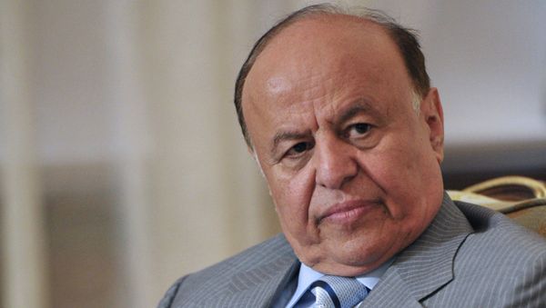 Yemeni President Abd Rabbuh Mansur Hadi - Sputnik International