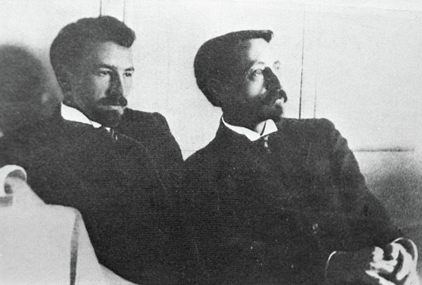 Ivan Bunin and Nikolai Pusheshnikov Ivan Bunin and Nikolai Pusheshnikov - Sputnik International
