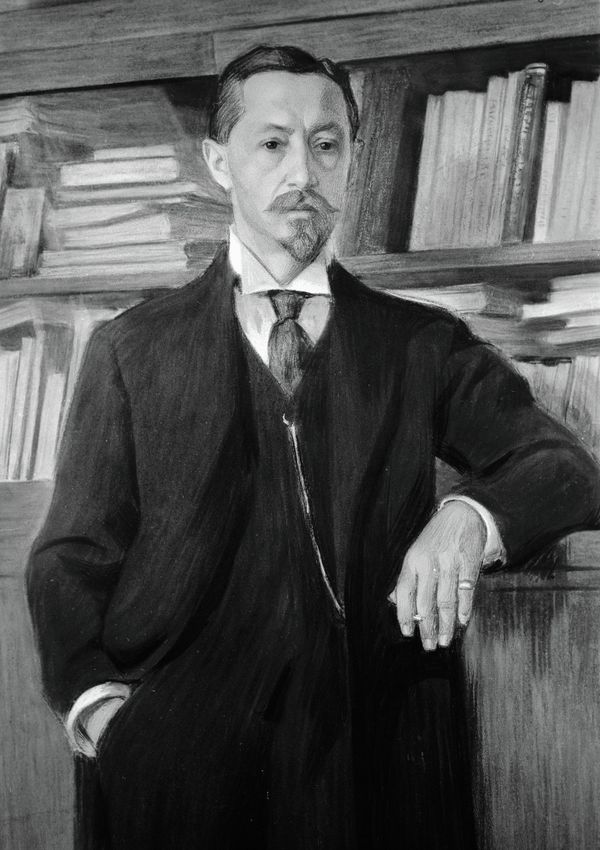 Reproduction of V. Rosinsky's portrait of the writer Ivan Bunin Reproduction of V. Rosinsky's portrait of the writer Ivan Bunin - Sputnik International