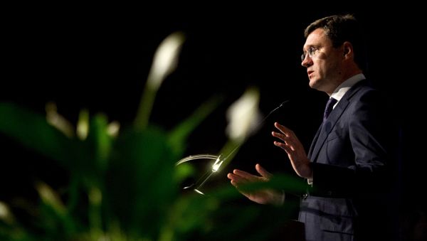 Russian Energy Minister Alexander Novak met with Slovak Economic Minister Pavol Pavlis earlier in the day on the sidelines of an oil and gas forum in Moscow. - Sputnik International