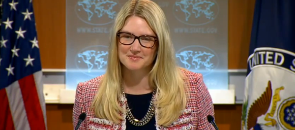 Putting North Korea back on the US list of states sponsoring terrorism and ramping up sanctions on Pyongyang would not have a significant impact, US Department of State spokesperson Marie Harf said - Sputnik International