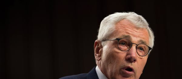 Secretary of Defense Chuck Hagel testifies before the Senate Armed Services Committee in Washington D.C. Sept. 16, 2014 - Sputnik International