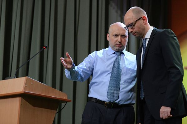 Ukraine's People's Front Party was founded by Prime Minister Arseniy Yatsenyuk and Oleksandr Turchynov - Sputnik International